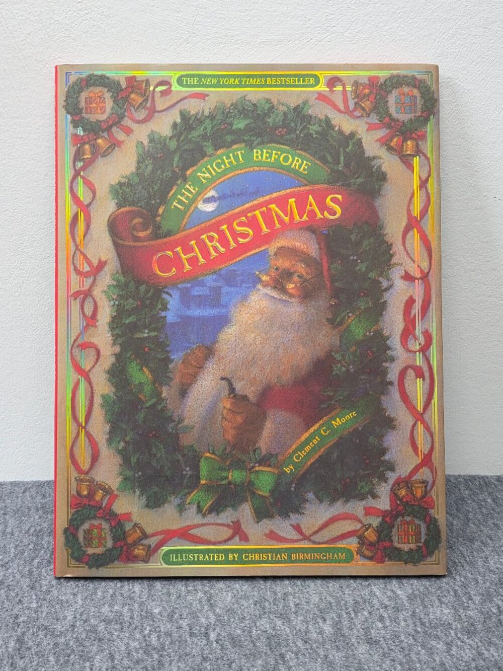 The Night Before Christmas Clement C Moore Hardcover Like New